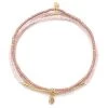 Bracelet Trio- Blush/Gold