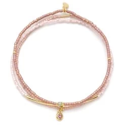 Bracelet Trio- Blush/Gold