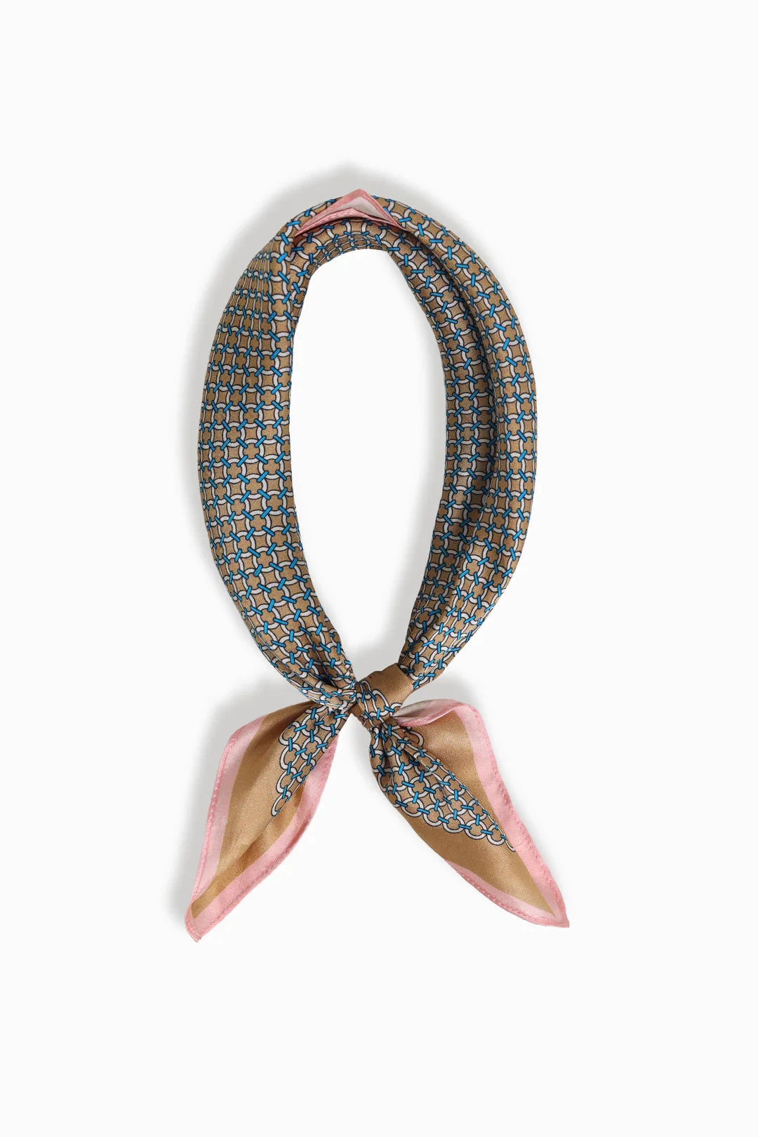 Heritage Silk Bandana In Pink