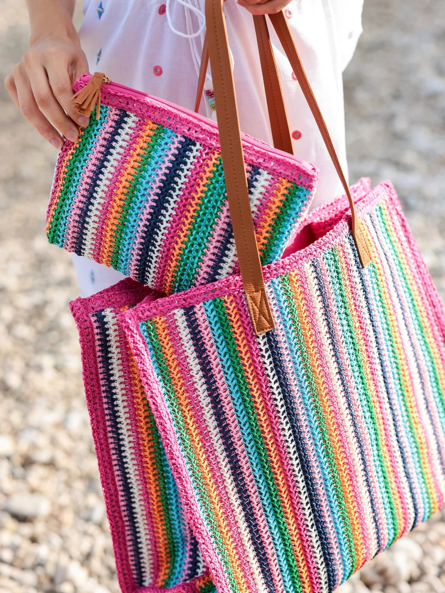 Maya Tote In Multi - Image 5