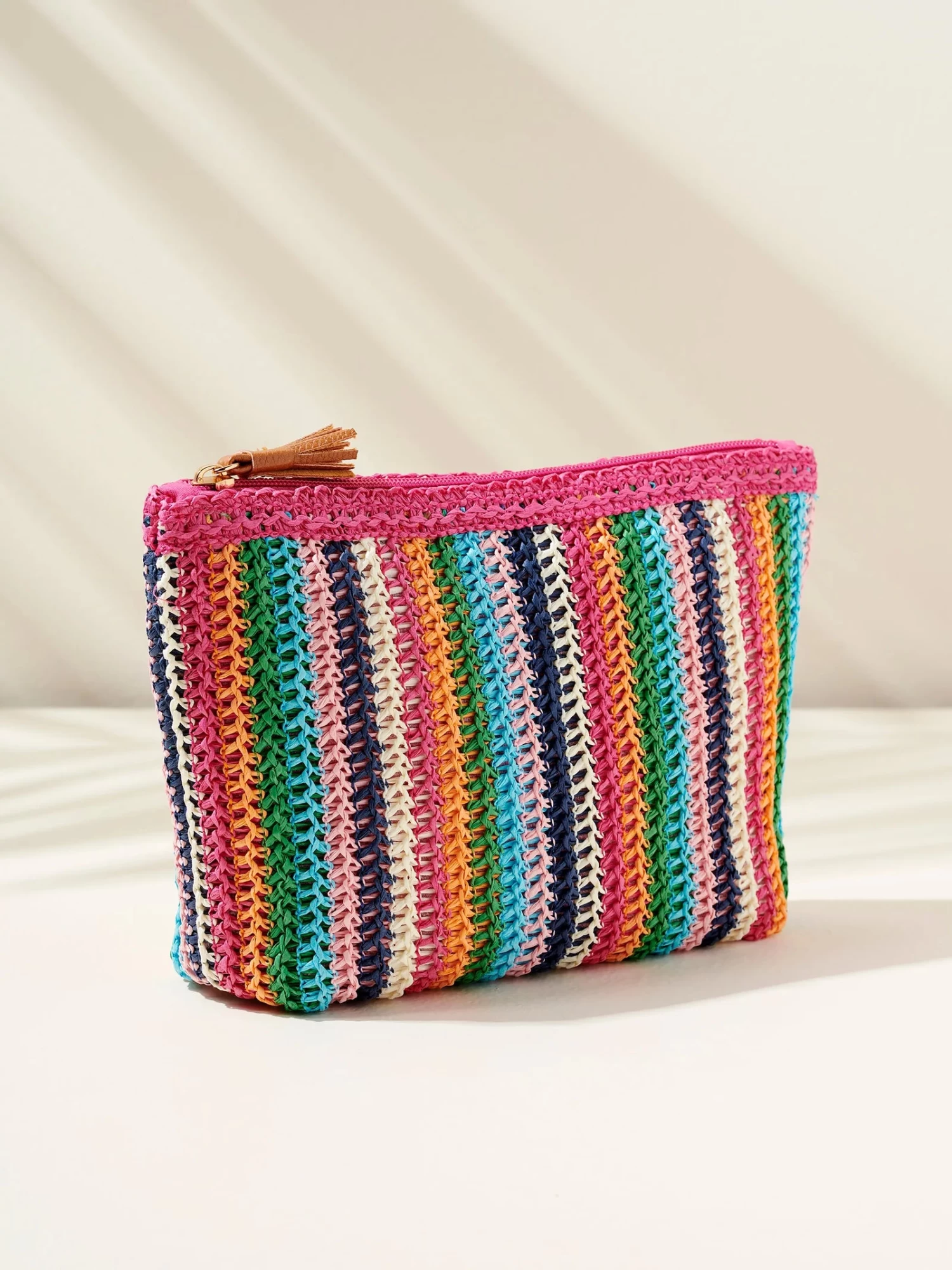 Maya Zip Pouch In Multi - Image 2
