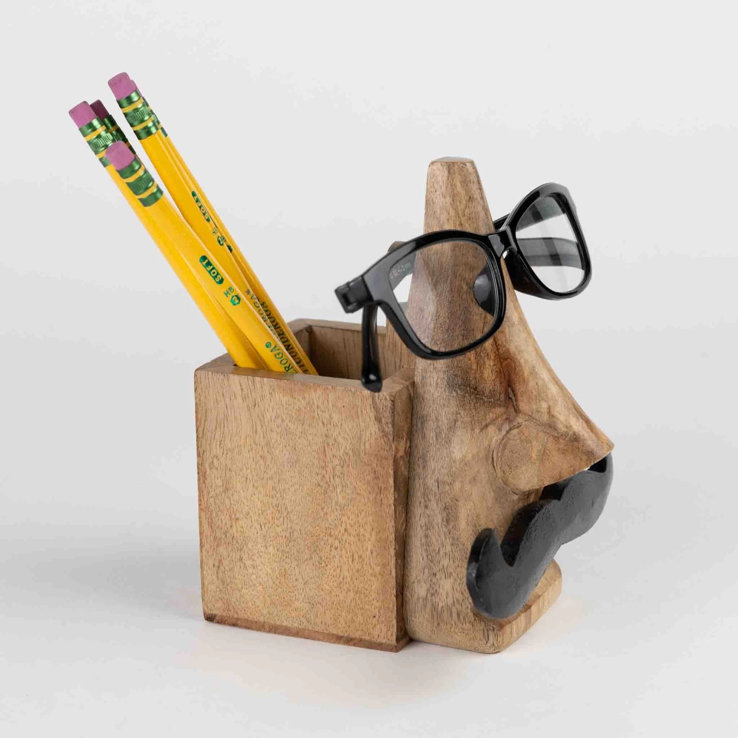 Mustache Eyeglass & Pencil Holder - Image 4