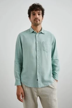 RAILS Mykonos Shirt In Jade