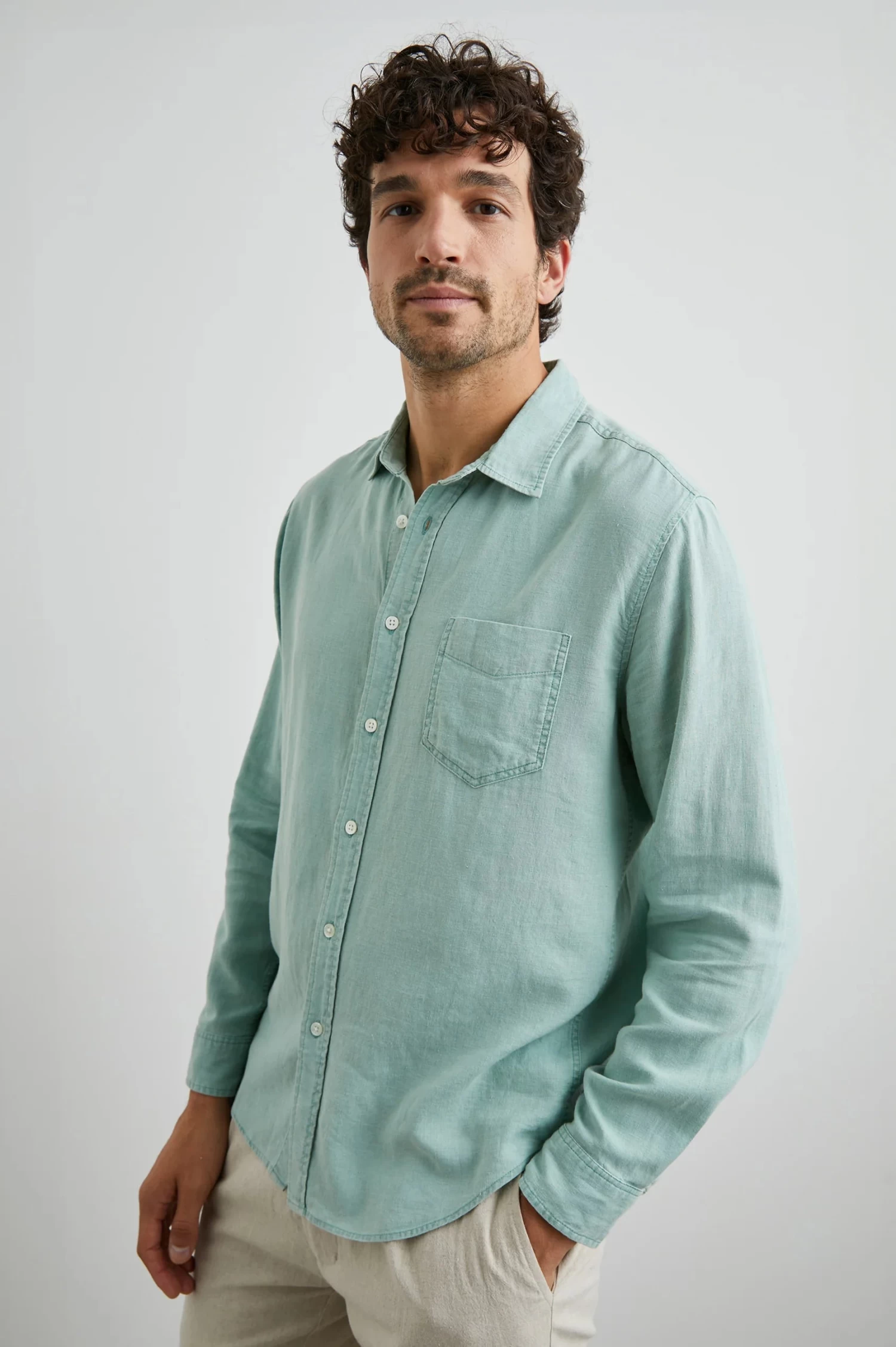 RAILS Mykonos Shirt In Jade - Image 2