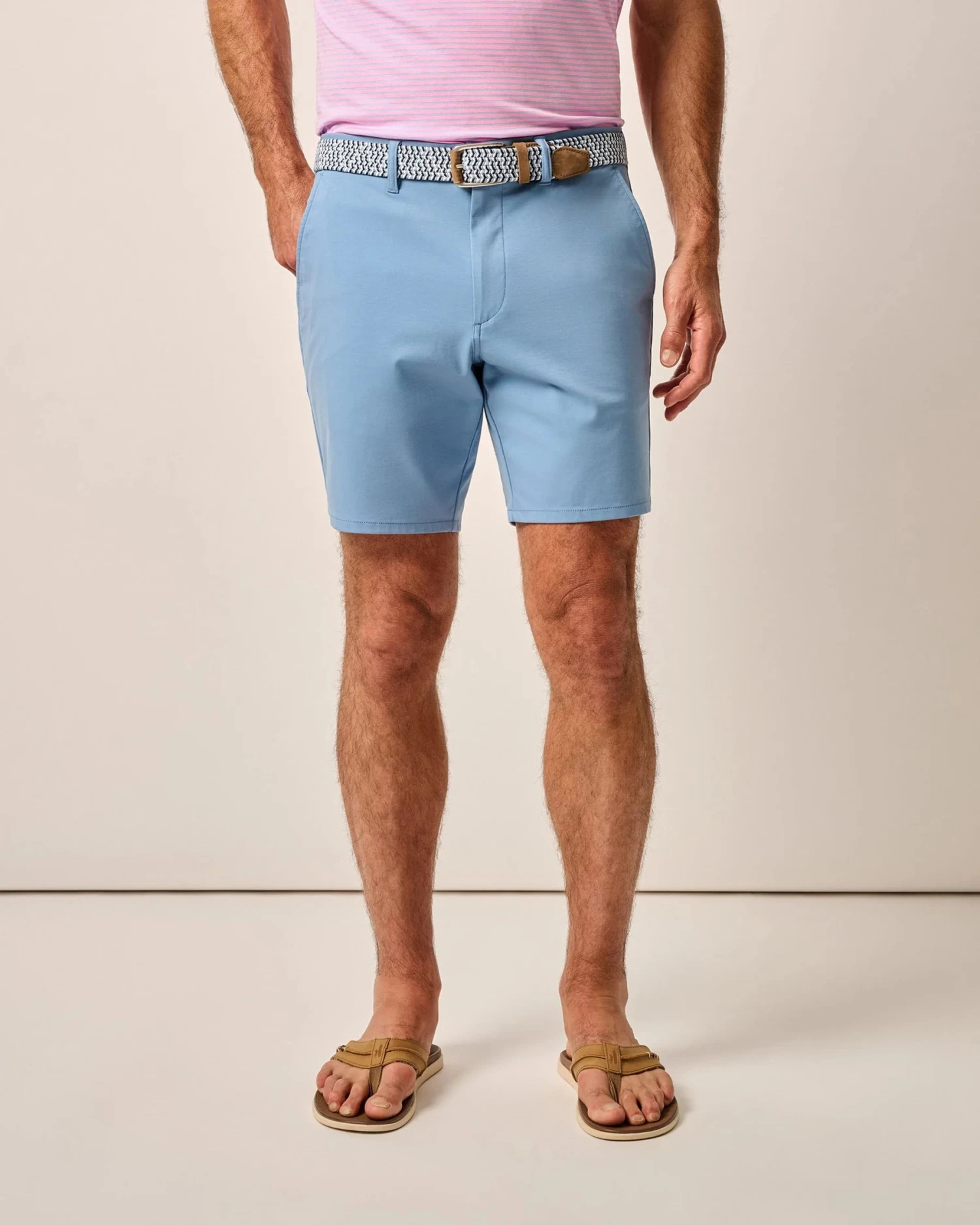 Jupiters Stretch Shorts In Blue Horizon