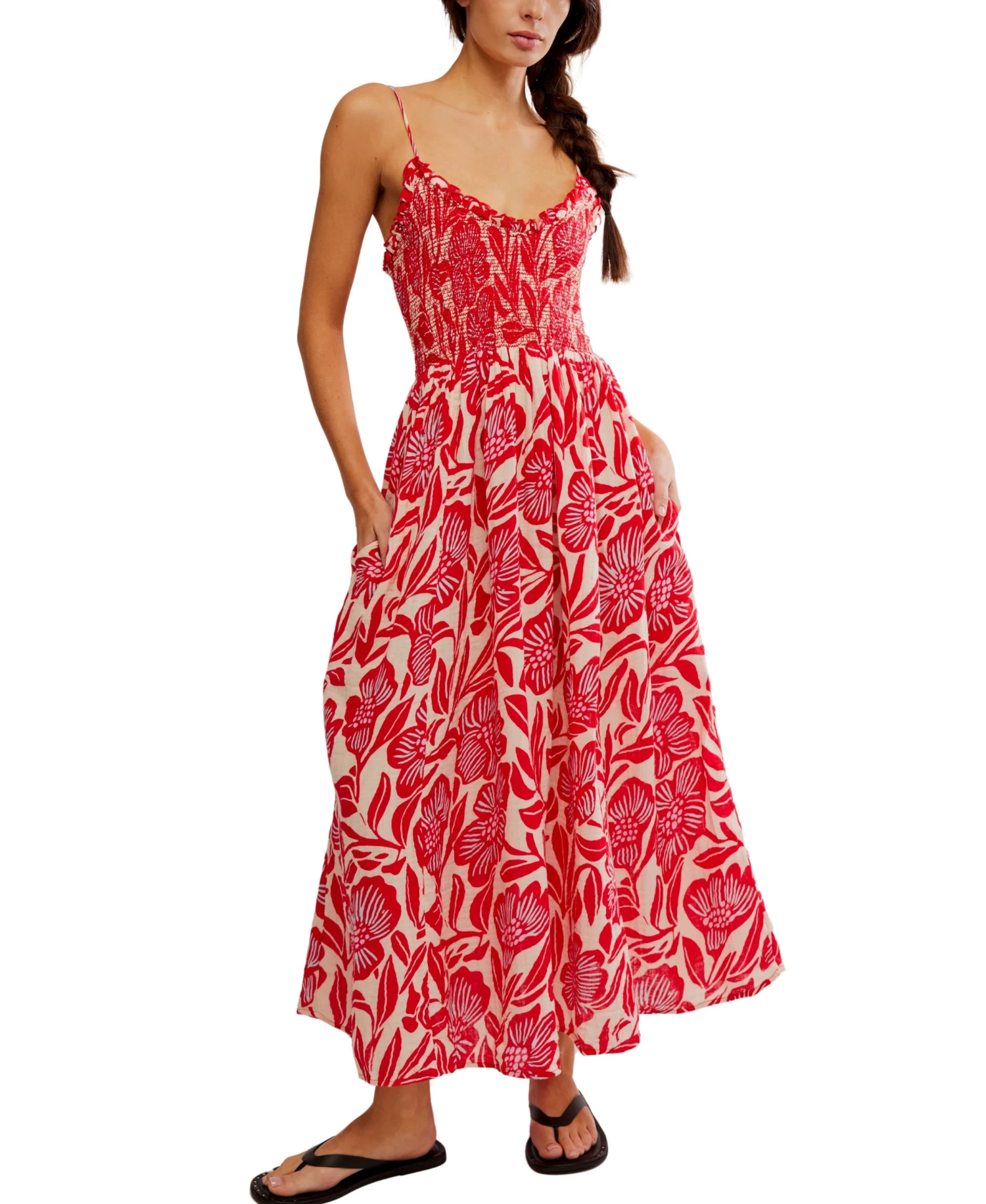 FREE PEOPLE Gardenia Sweet Nothings Midi