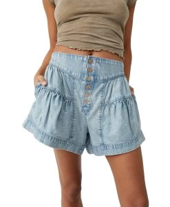 FREE PEOPLE Fleur Denim Short