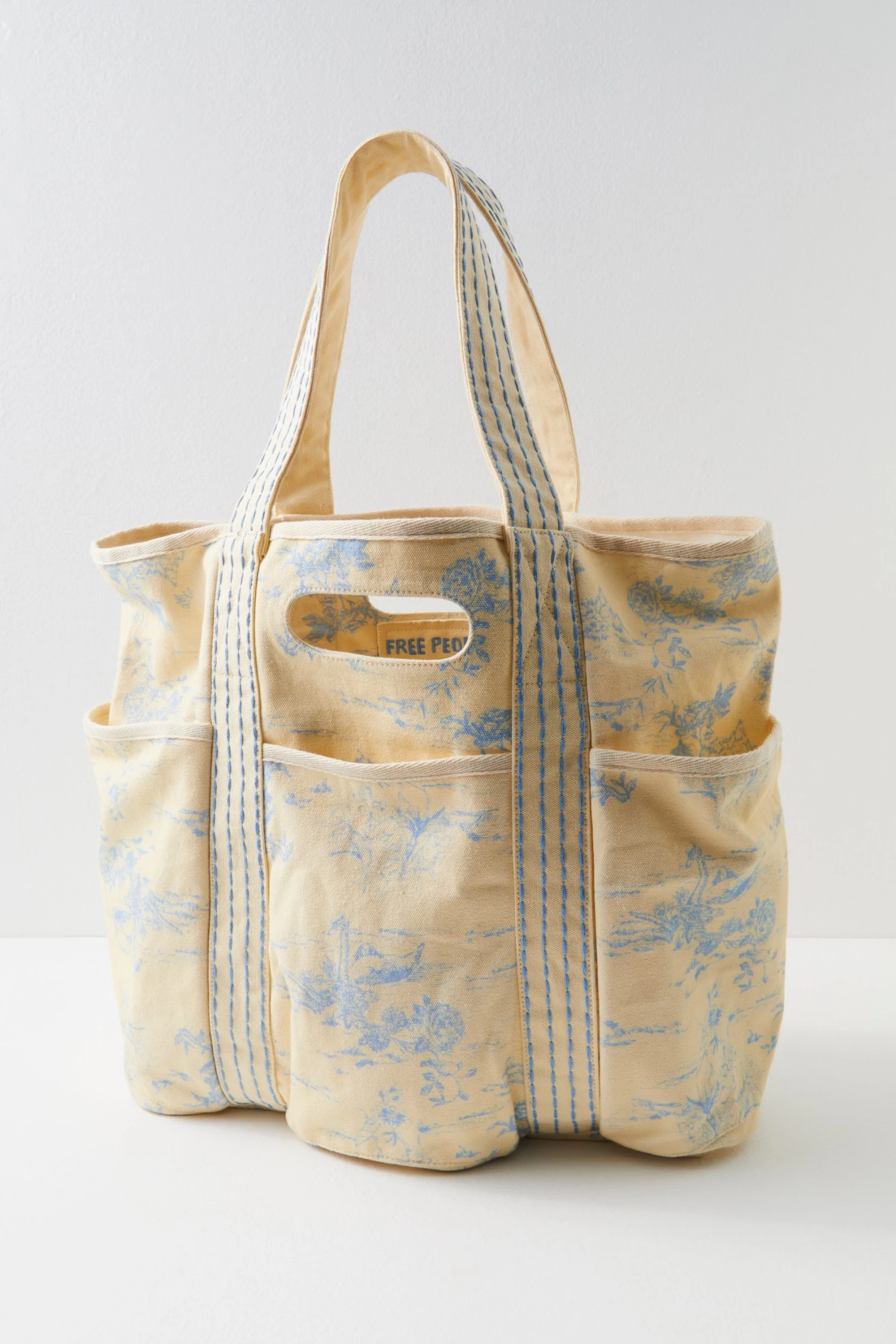 FREE PEOPLE Toile Printed Caravan Tote
