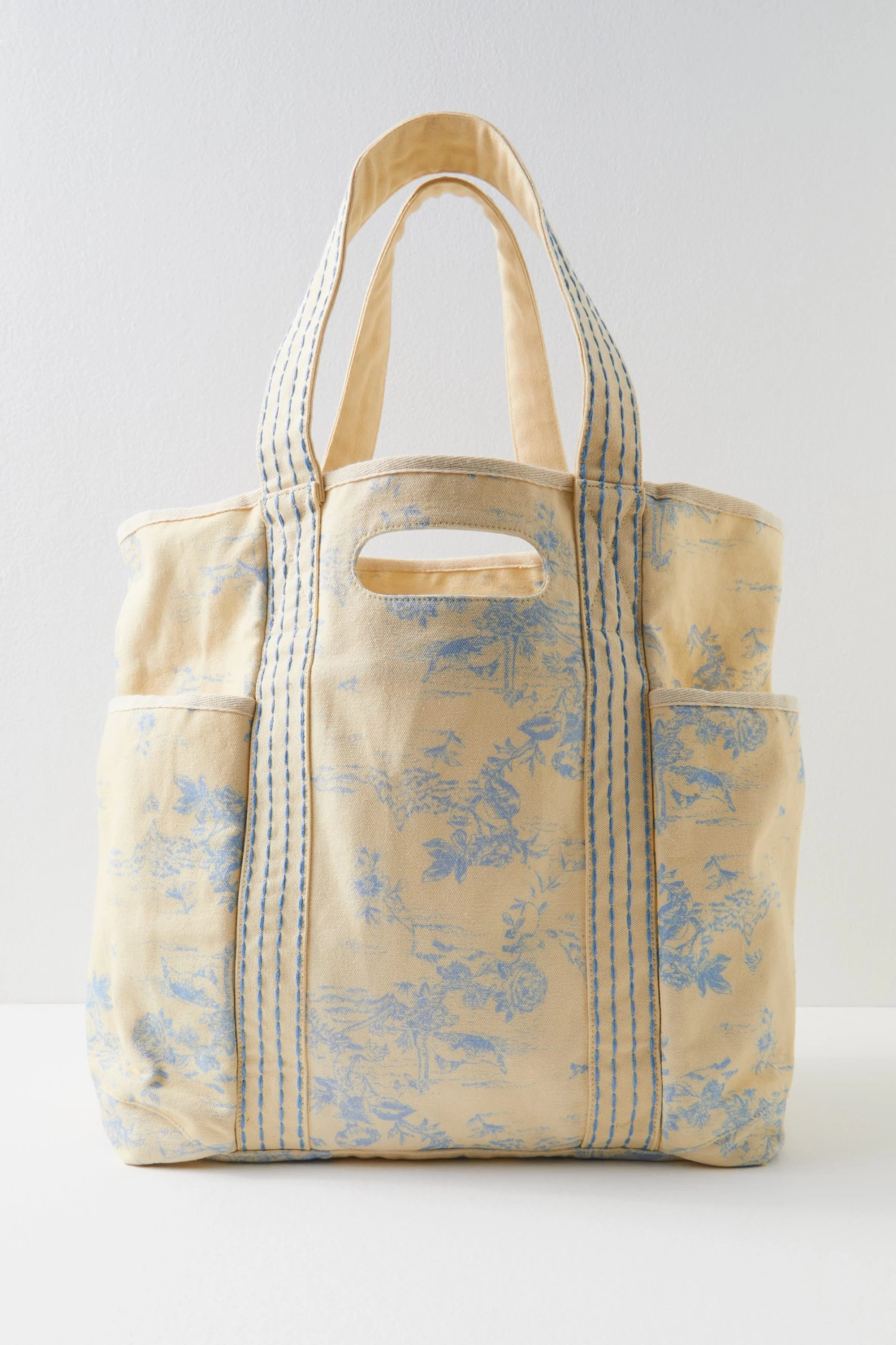 FREE PEOPLE Toile Printed Caravan Tote - Image 3