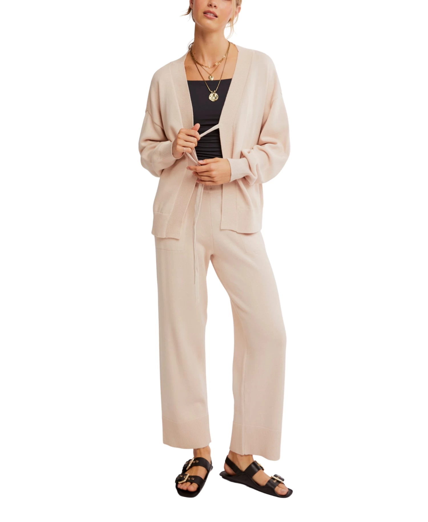 FREE PEOPLE Sand Dollar Solar Sweater Set