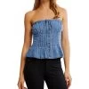 FREE PEOPLE Denim Wink Wink Tube