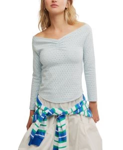 FREE PEOPLE Gia Eyelet Top