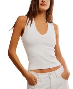 FREE PEOPLE Ivory Neria Tank