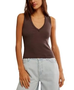 FREE PEOPLE Double Espresso Neria Tank