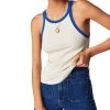 FREE PEOPLE Ivory Only One Ringer Tank