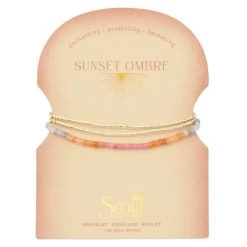 Ombre Stone Wrap In Sunset