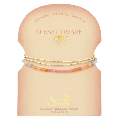 Ombre Stone Wrap In Sunset