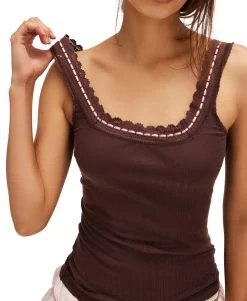 FREE PEOPLE Only You Tank In French Roast