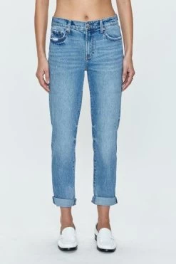 Riley Mid Rise Girlfriend Jeans
