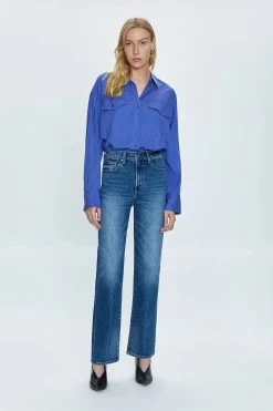 Cassie Jeans In Palladium