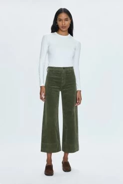 Penny Crop High Rise Wide Leg In Martini