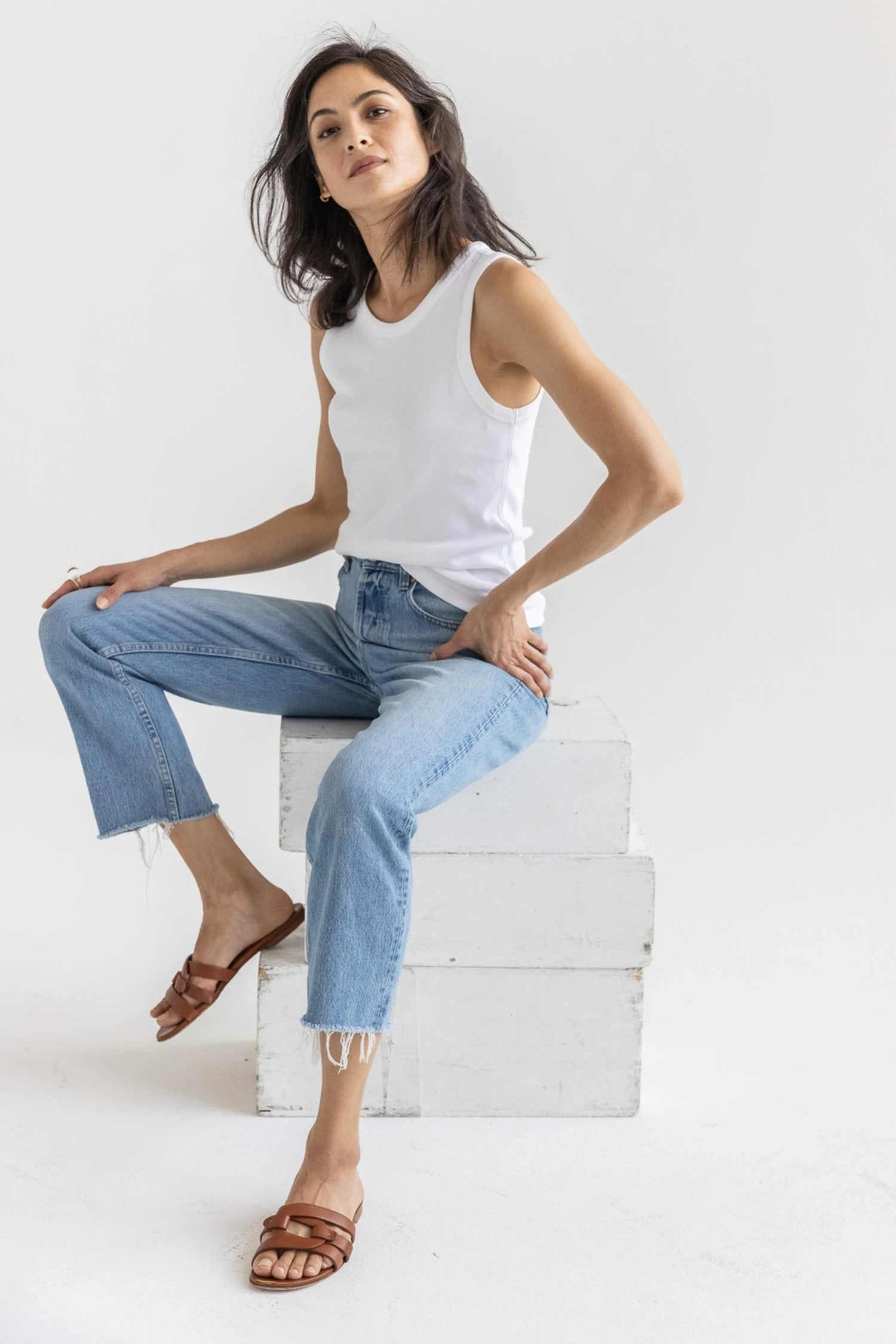 Jewel Tank In White - Image 4