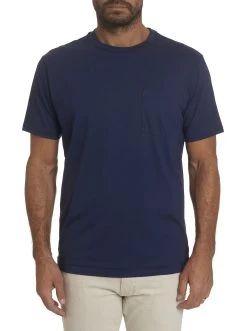 Myles Short Sleeve Knit Shirt In Navy