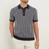 RAILS Royce Polo Shirt In Navy Grey