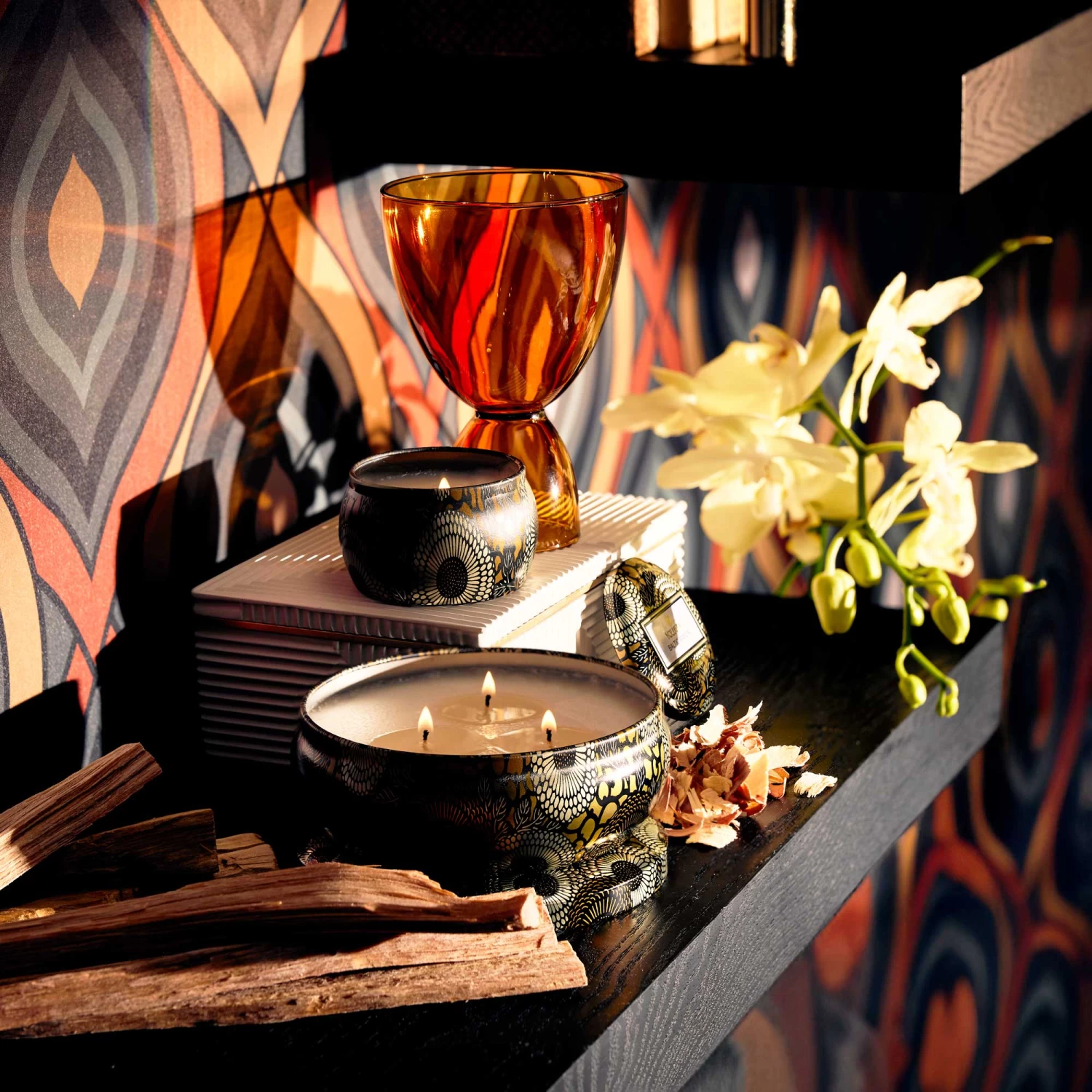 Voluspa Baltic Amber Mini Tin Candle - Image 3