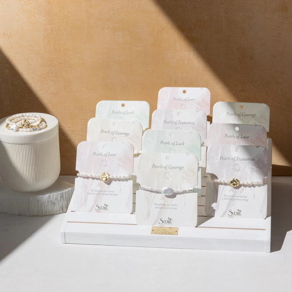 Luck Affirmation Bracelet In Silver - Image 6