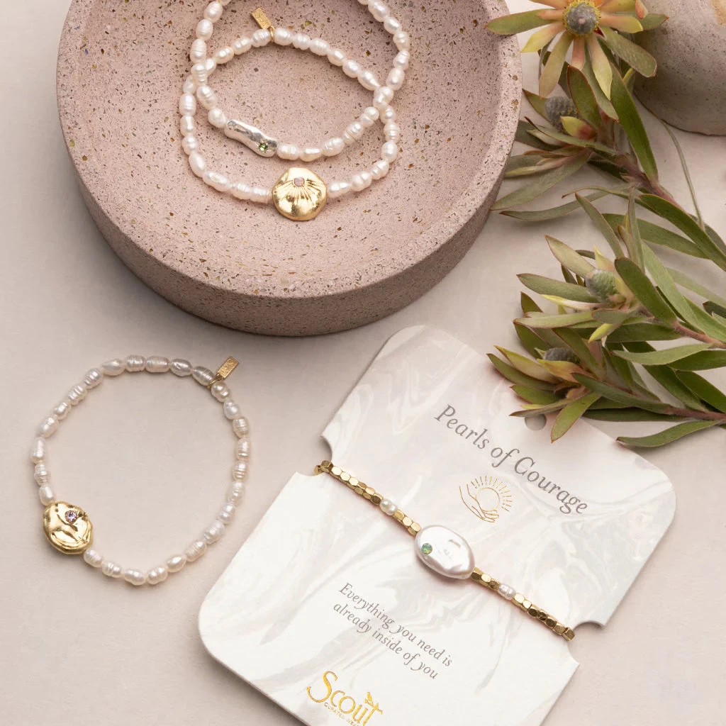 Luck Affirmation Bracelet In Silver - Image 5