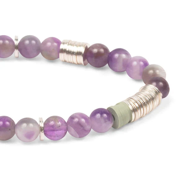 Stacking Bracelet In Amethyst - Image 3