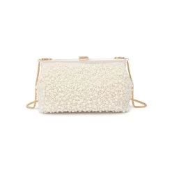 Samira Evening Bag In Ivory