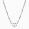 Silver Lou Helium Heart Necklace