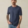 Sunwashed Pocket Tee In Dune Navy