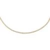 Thin Tennis Choker In Gold