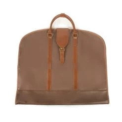 The Oxford Garment Bag In Chocolate Brown