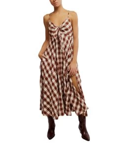 FREE PEOPLE Via Midi In Brown