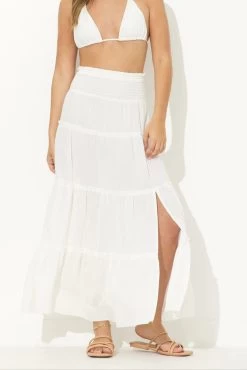 White Maxi Skirt