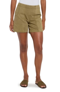 Antique Wash Green Denim Short