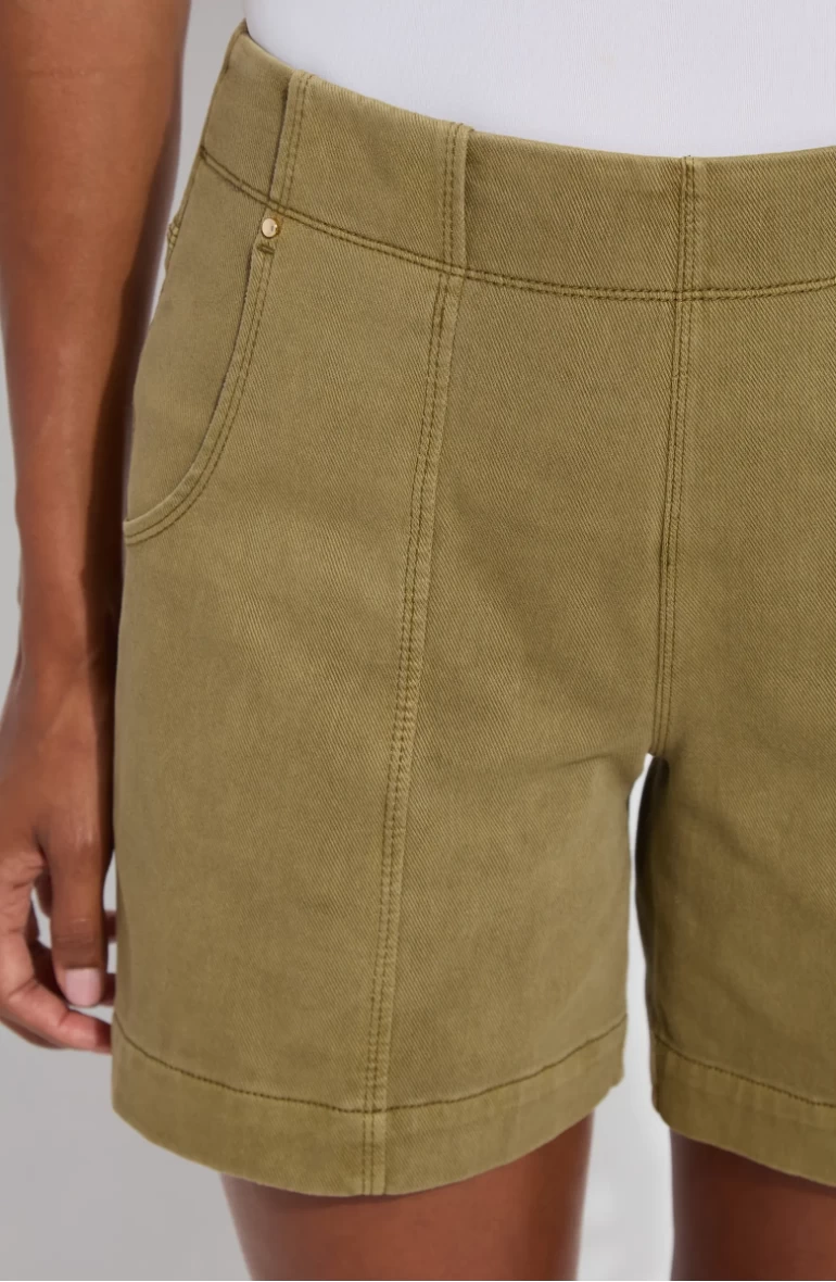 Antique Wash Green Denim Short - Image 4