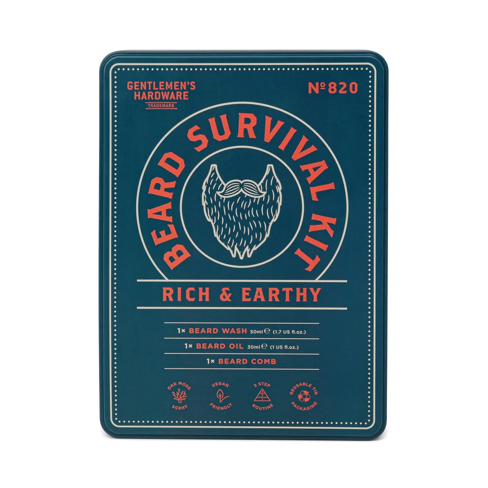 Gentlemen's Hardware Beard Survival Kit Refresh
