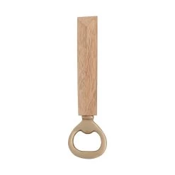 Bloomingville Brass Bottle Opener With Wood Handle