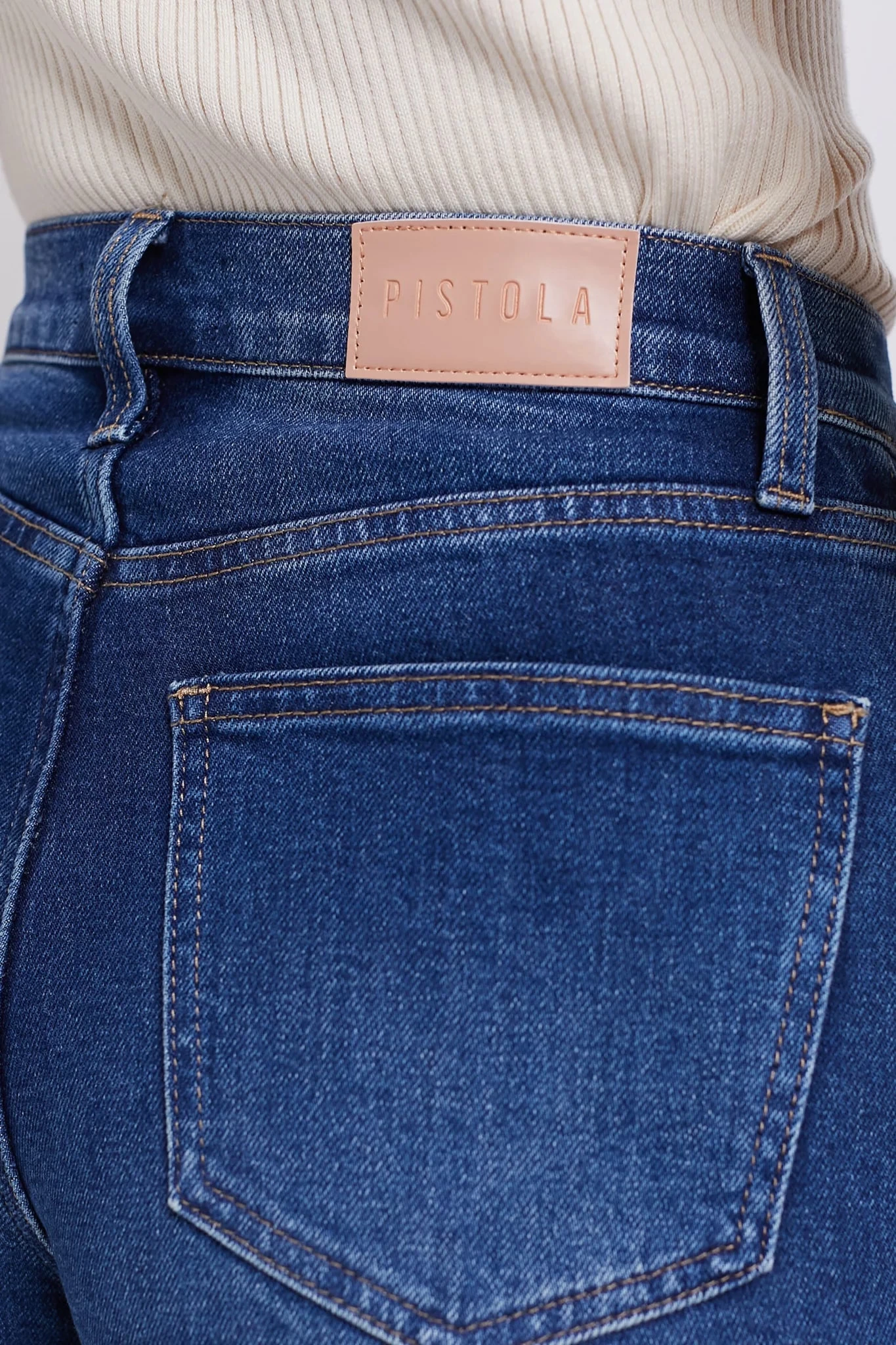 Lana High Rise Ultra Wide Leg In Mixer - Image 4