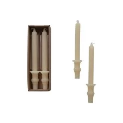 Ivory Urn Tapers