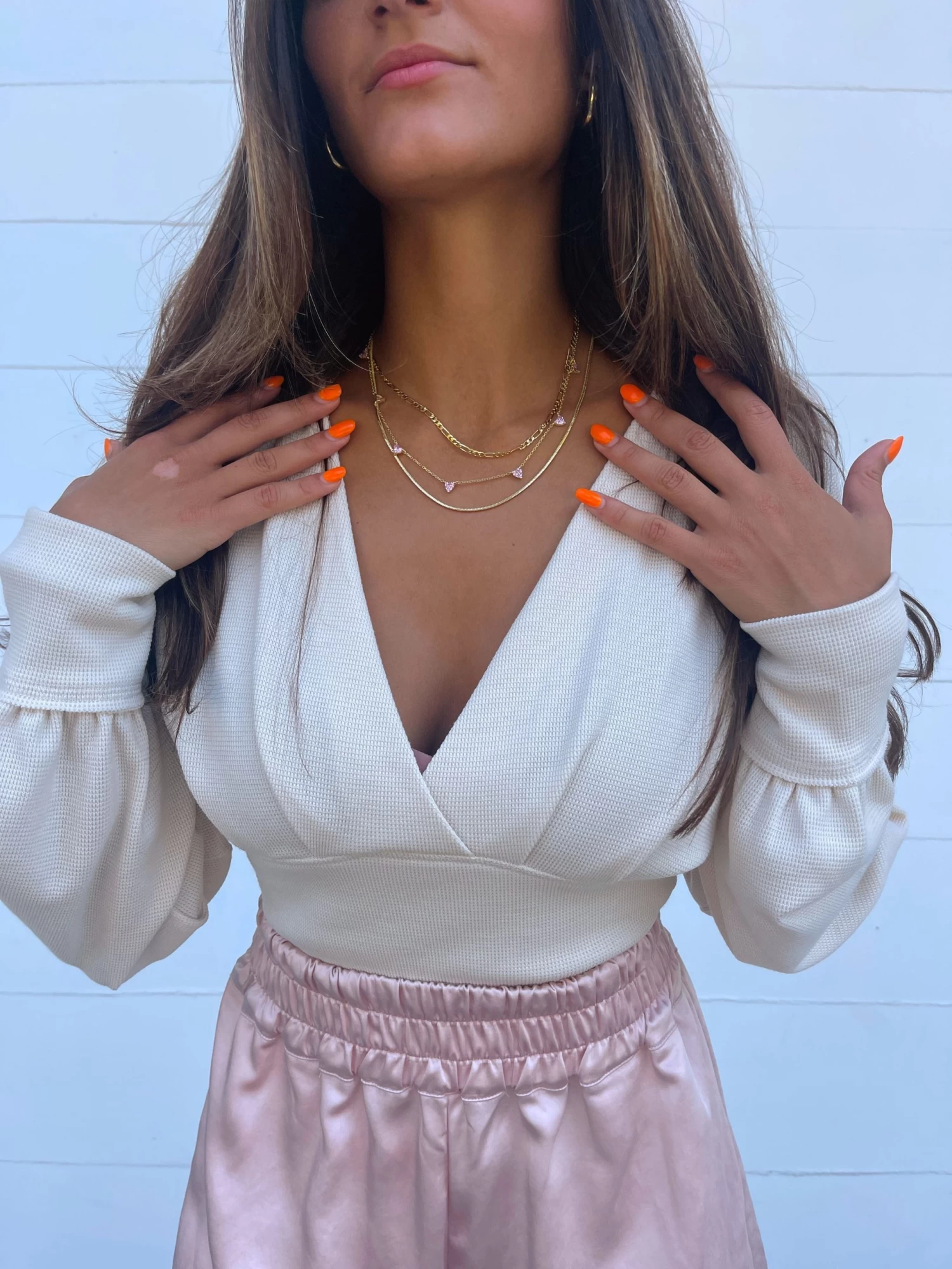 Luv AJ Cecilia Chain Necklace In Gold - Image 6