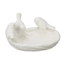 Ceramic Leaf Dish With Birds