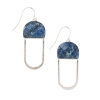 Stone Chandelier Earrings In Lapis