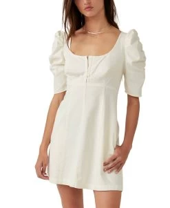 FREE PEOPLE Cheyenne Denim Mini