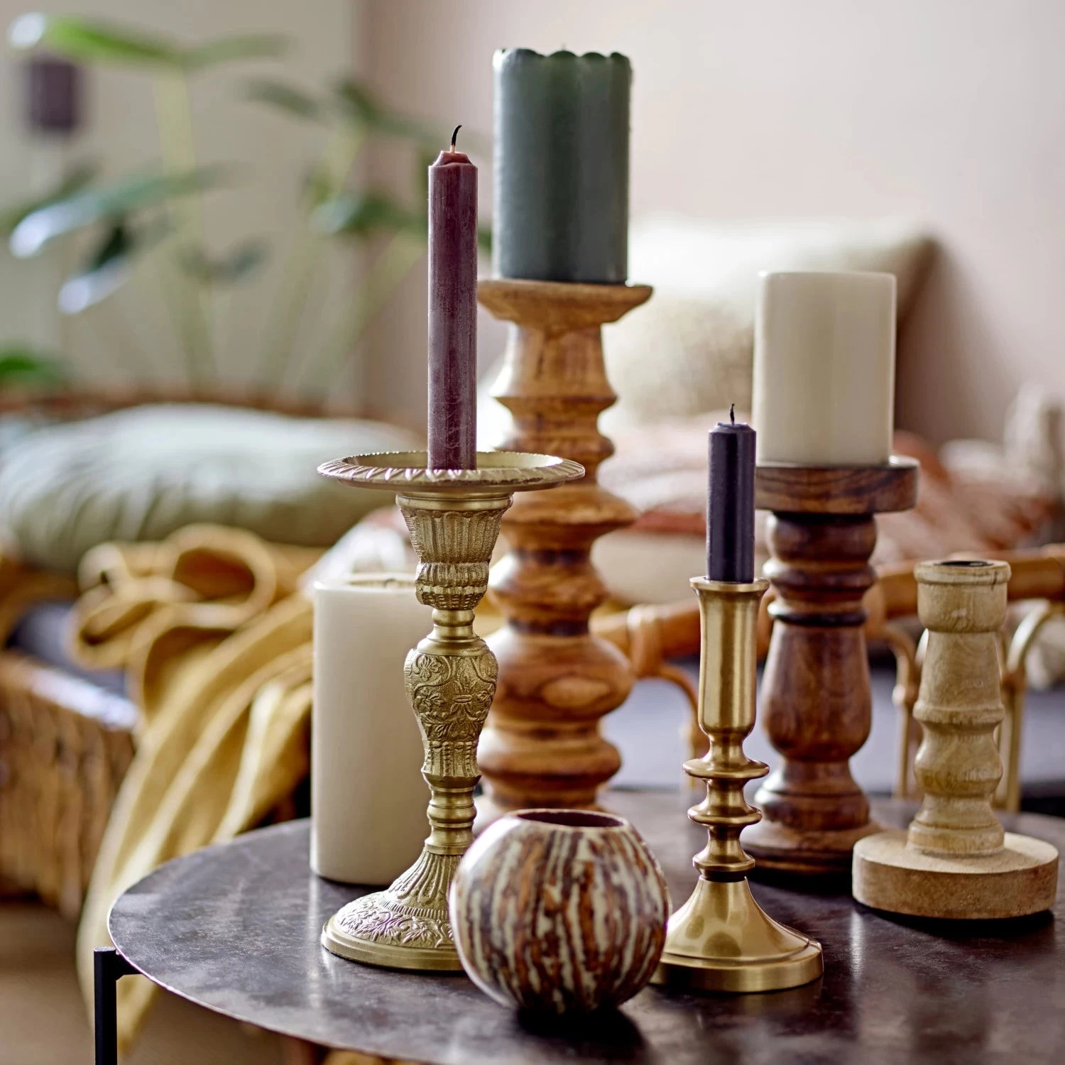 Antiqued Taper Holder - Image 2